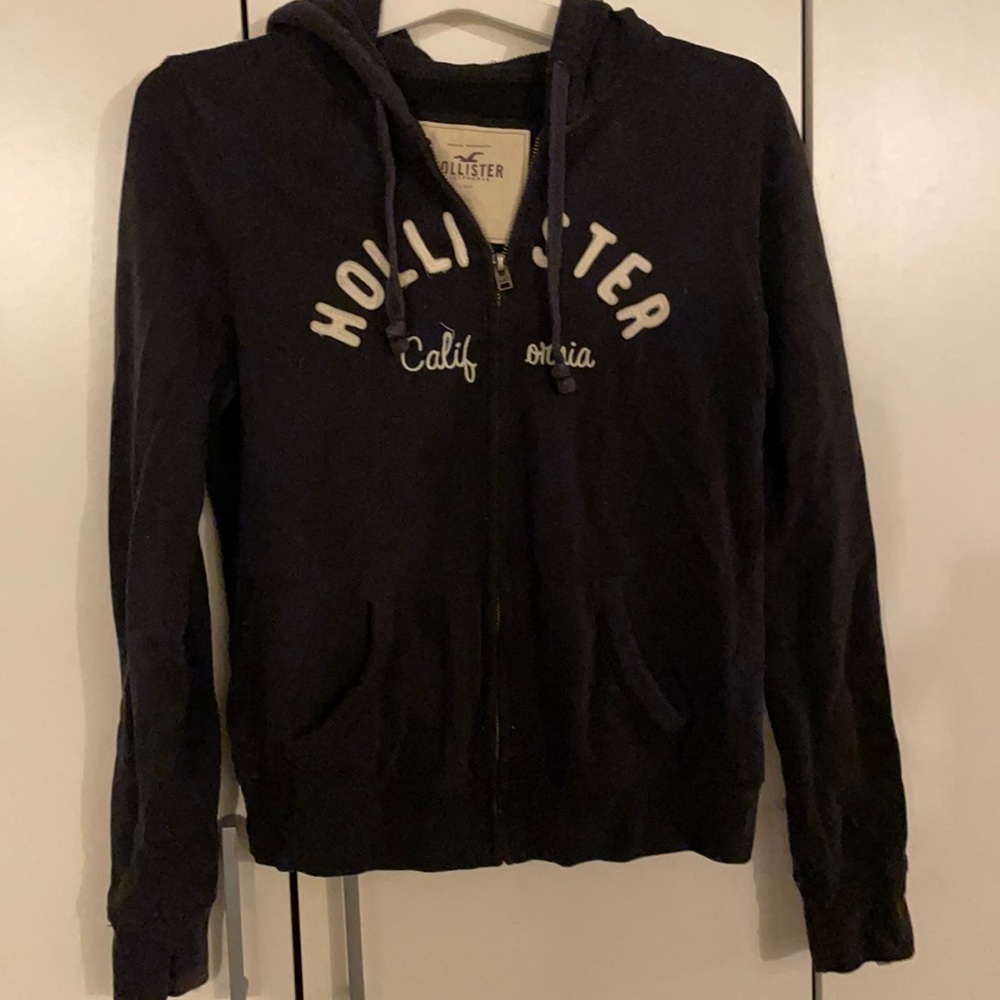 Women’s Hollister Dark Blue Zip Up.